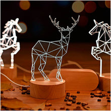 Load image into Gallery viewer, WOERFU Wood Lamp Bases DIY Lamp Parts LED Table Lamp