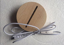 Load image into Gallery viewer, WOERFU Wood Lamp Bases DIY Lamp Parts LED Table Lamp